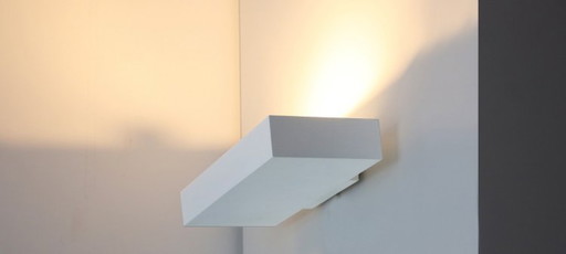 7 x Wall luminaire Lucitalia Zero White rectangular. Suitable for LED lighting