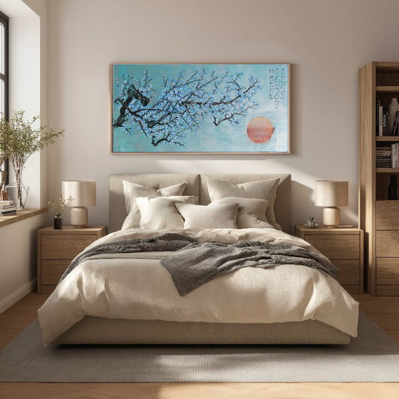 Sakura J538 - Grande Peinture Originale – Peintures et dessins, Canvas (photo 5 of 17)