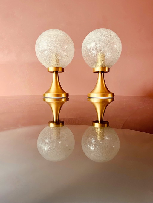 Set 2 Mid Century Leuchten Nachtlampjes