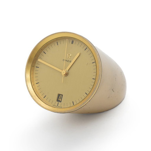 Omega table clock, 1960s