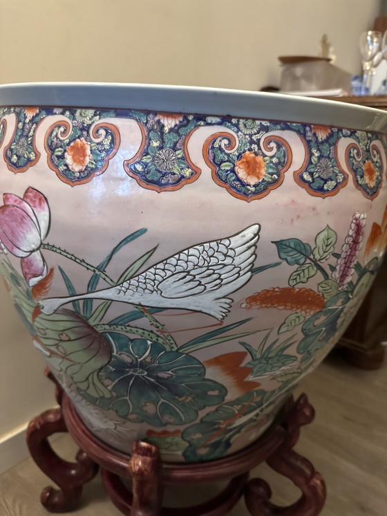 Image 1 of Grand bol chinois en porcelaine