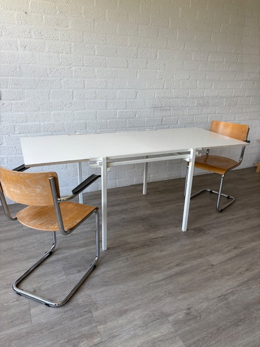 Verstelbare eettafel De Stijl van Metz & Co., 1970