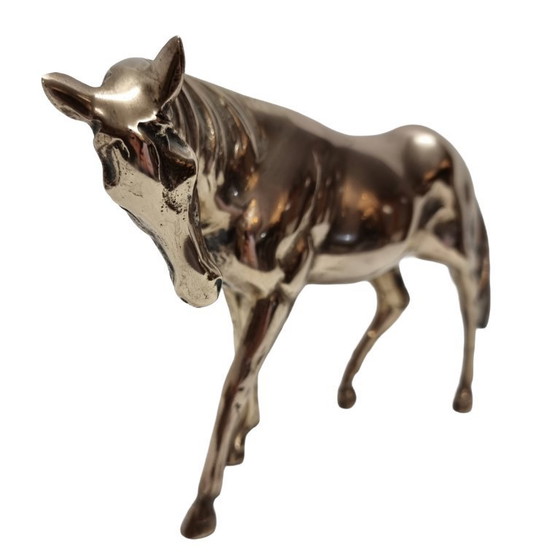 Image 1 of Vintage Messing Paard