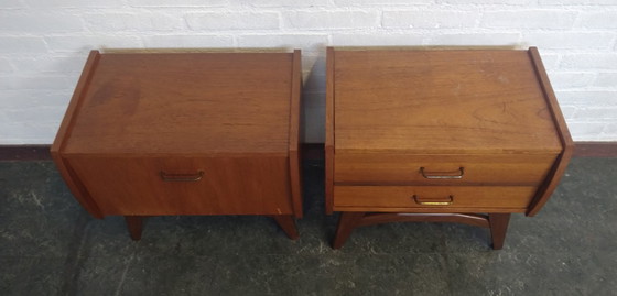Image 1 of Louis van Teeffelen, 2 pieces of bedside tables