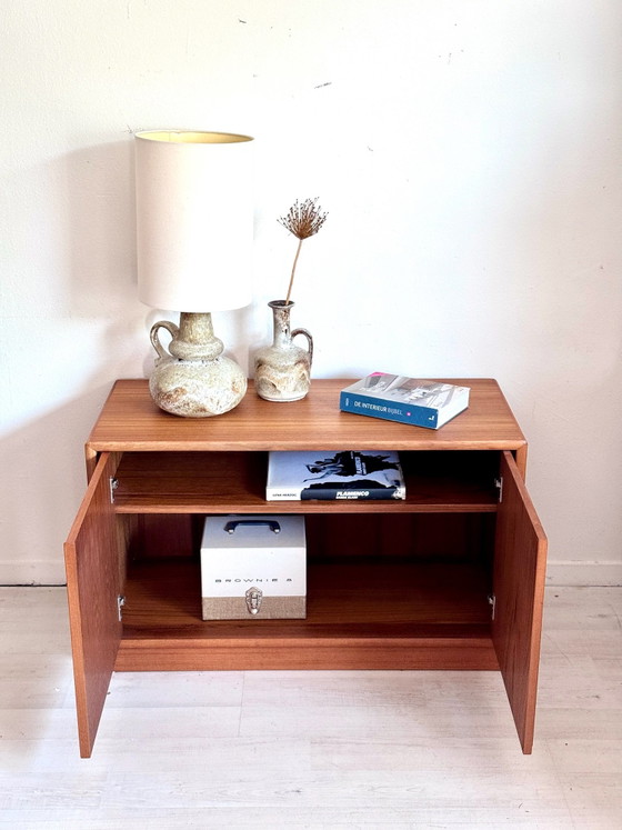 Buffet bas danois vintage Mid-century années 60 teck – Bois (photo 8 of 10)