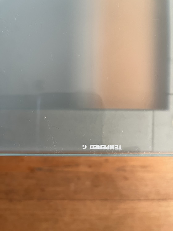 Image 1 of Table basse Desalto Helsinki Design | Verre dépoli et Gris Arctique