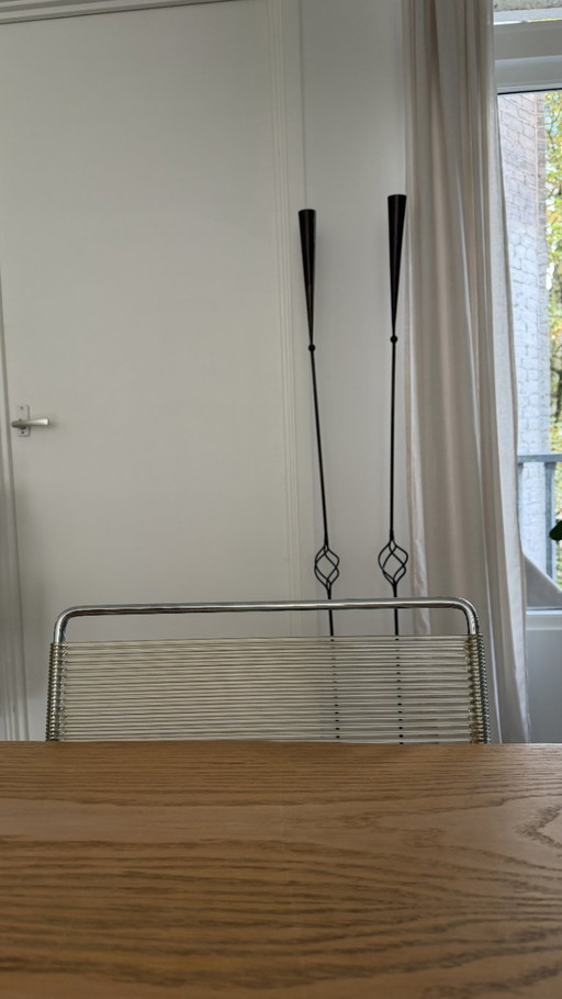 Set 6 Sedie Giandomenico Belotti – Alias, eetkamerstoelen, Chrome (photo 2 of 7)