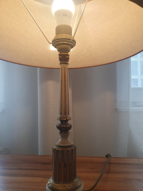 Magnifique ensemble éclectique de lampes colonnes Kullmann style Hollywood Regency années 70 – Metal (photo 17 of 30)