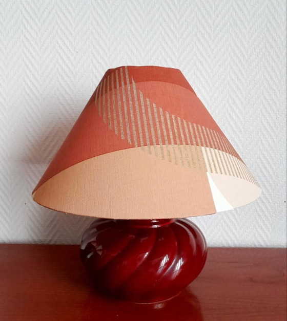 Image 1 of 2x vintage ceramic bedside lamps