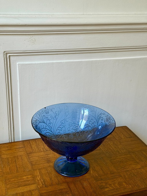 Cesto di frutta in vetro blu – schalen, Glass (photo 2 of 12)