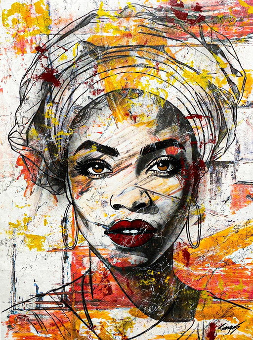 Toile d'artiste - GONGAS - Queen of the South
