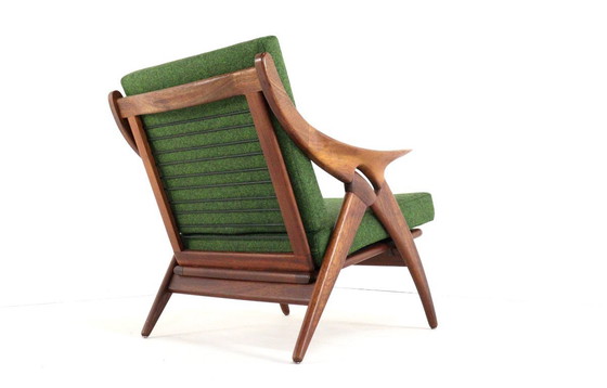 Image 1 of De Ster de Knoop fauteuil 'Glane' vintage gestoffeerd