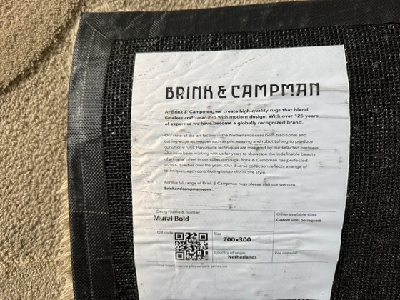 Image 1 of Tappeto murale Bold Beige di Brink & Campman, 300 x 200 cm