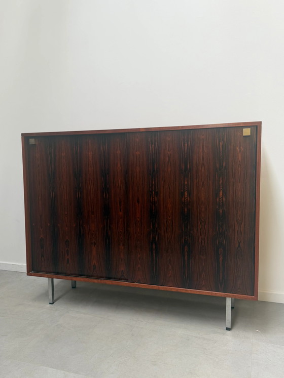 Image 1 of Alfred Hendrickx dressoir voor Belform – Palissanderhouten kast met lades