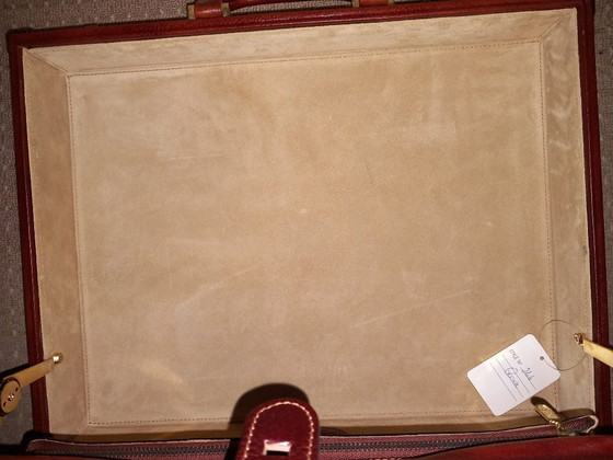 Image 1 of Elegante valigetta vintage in pelle italiana