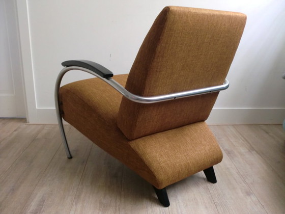 Gelderland Fauteuil 5470 Design Jan Des Bouvrie Als Nieuw 2x – Chrome (photo 4 of 6)