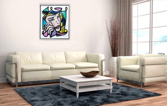 Image 1 of UTOPIA - Crying Girl - Framed artist's lithograph