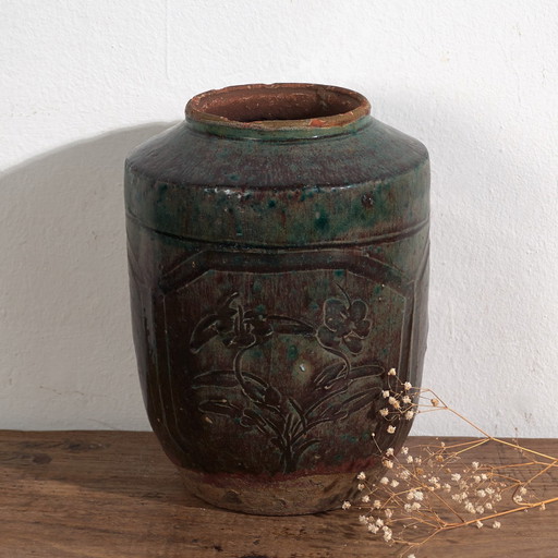 Vaso orientale antico con rilievo floreale (c.1820) #38