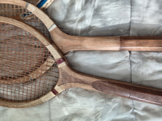 4 racchette da tennis vintage in legno – Donnay, Oggetti decorativi, Tessile (photo 5 of 7)