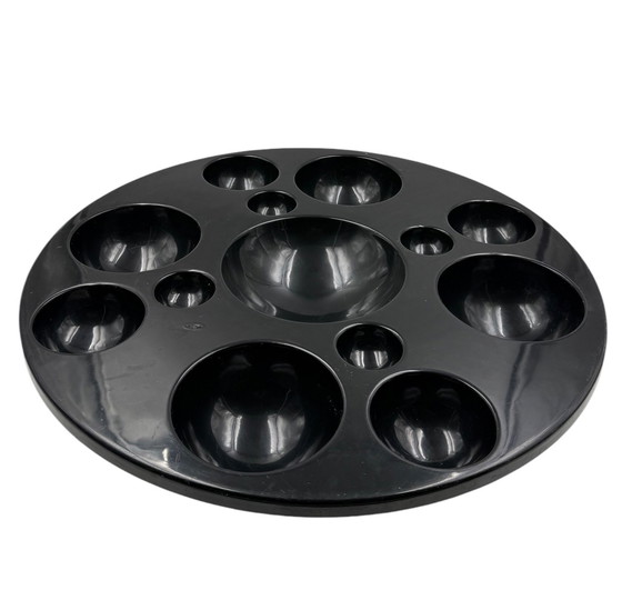 Image 1 of Mod. de l'ère spatiale Centre de table noir "Something Else", Mario et Marcello Mariotti pour ASEA, Italie, 1970