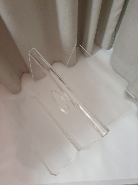 Image 1 of Magazine rack Plexi Vintage 80s