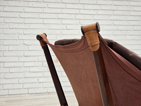Image 1 of Fauteuil lounge « Trega », design norvégien des années 1970 par Tormod Alnaes.