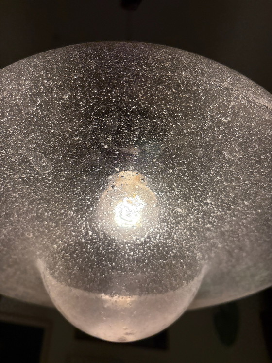 Lampada a sospensione Vintage Temde anni '70 – Lampade a sospensione, Cromo, Vetro (photo 5 of 6)