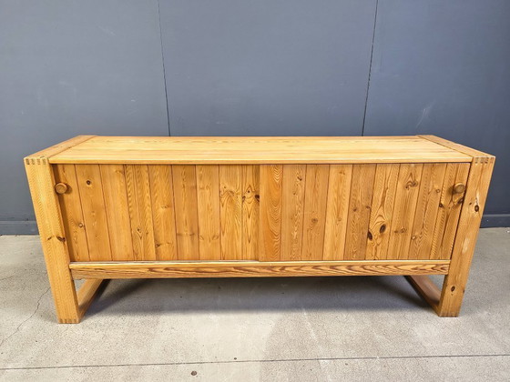 Image 1 of Buffet scandinave en pin, années 1960