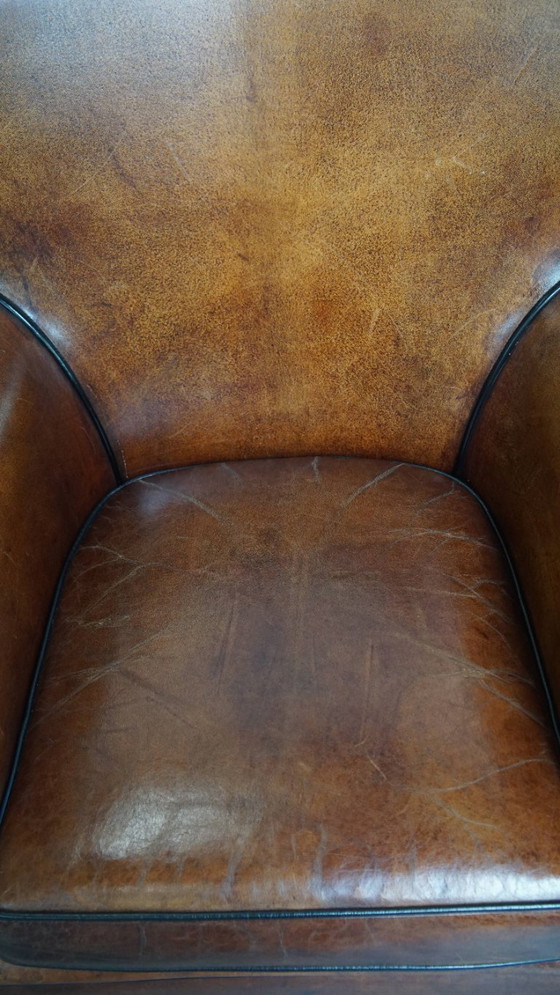 Image 1 of Klassieke schapenleren armchair