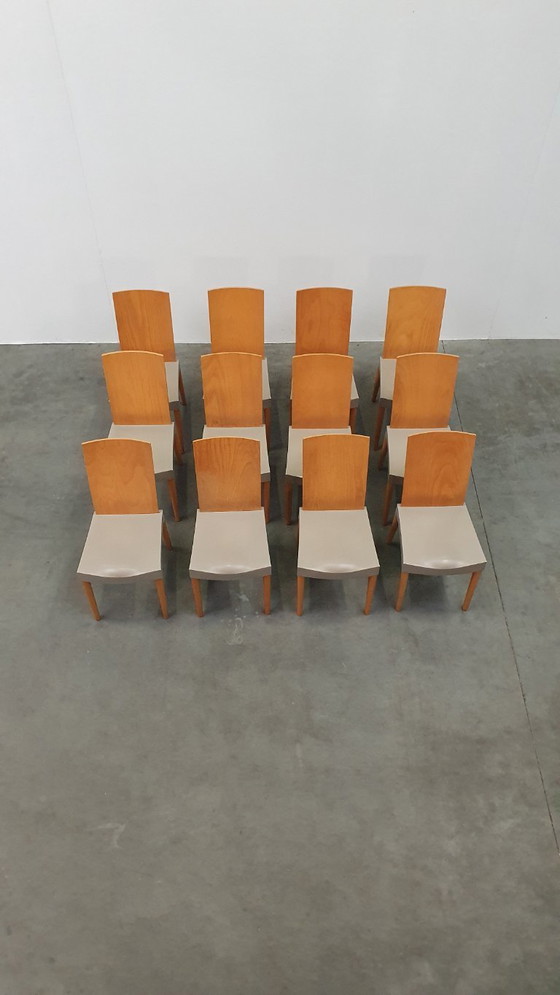 Image 1 of 12 chaises Miss Trip, design Philippe Starck Kartell, 1996, Italie
