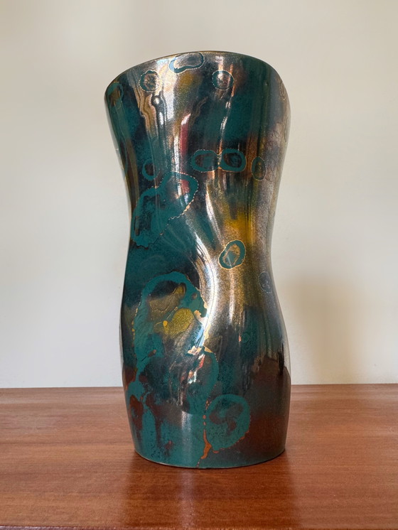 Image 1 of Arts Céram Grand Feu Art Deco Vase