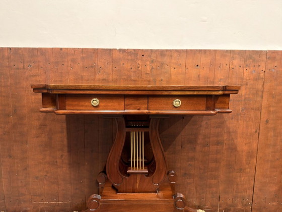 Tavolino inglese classico – Tavolini, Legno, Ottone (photo 5 of 11)