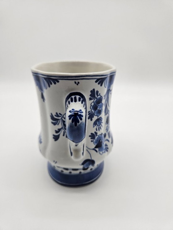 Royal Delft Plant pot 1969 – Hand-painted by M. de Wit (13 cm) – Ceramic (photo 3 of 9)