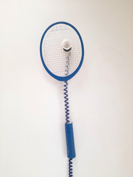 80S Vintage Tennis Racket Wall Lamp