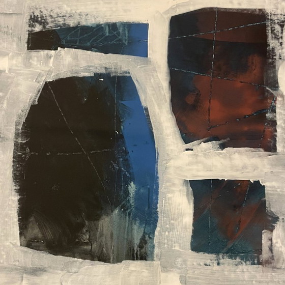 Image 1 of Gemälde • Quadrivium 1439 • XXL-Diptychon • Masaki Kazushi • Abstrakter Expressionismus