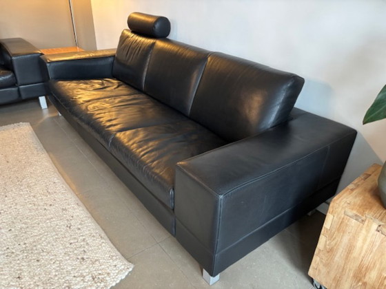 Image 1 of te koop (anti)Pode 2,5 en 3,5 zits leren bank