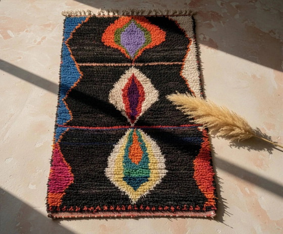 Marokkanischer Teppich aus Naturwolle, handgefertigt, 3x2 m. – Teppiche & Läufer, Wool (photo 8 of 10)