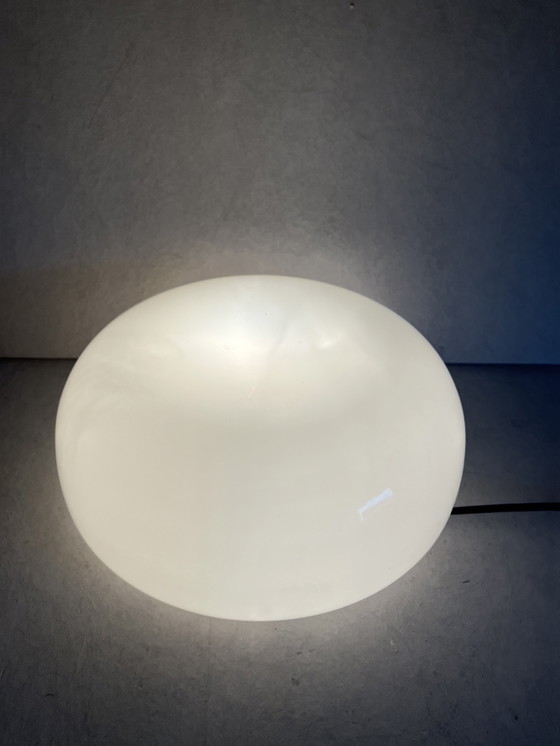 Image 1 of Lampada da soffitto o plafoniera vintage Gispen con vetro opalino