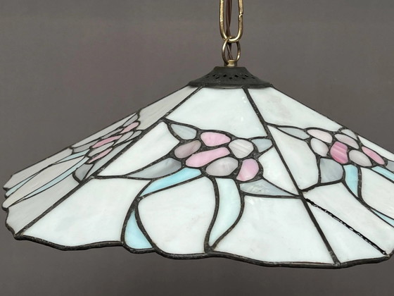 Sospensione stile Tiffany. – Lampade a sospensione, Crystal, Glass, Art Deco (photo 4 of 6)