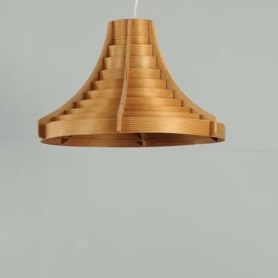 Image 1 of Ab Ellysett Markaryd T 640 pine wood pendant lamp