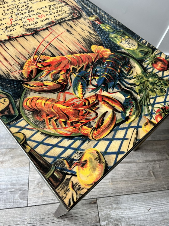 Image 1 of Tavolino laterale vintage molto bello