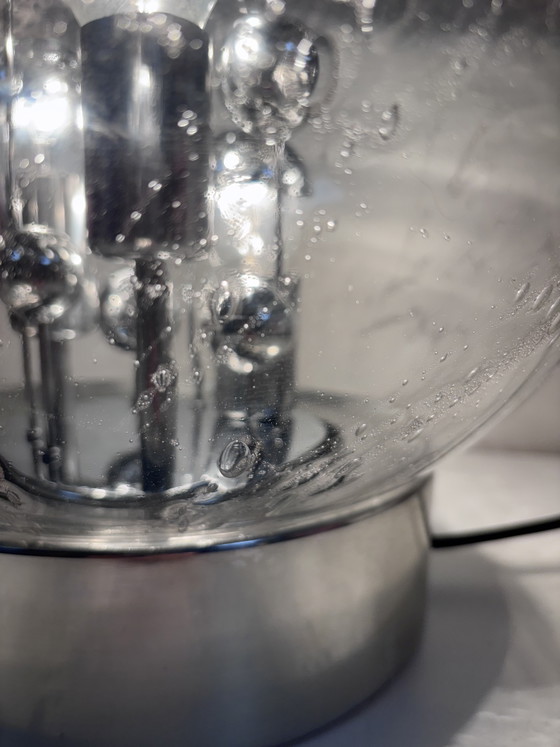 Originele Vintage Doria Leuchten 'Big Ball' Tafellamp Jaren 70 Space Age Klassieker – Tafellampen, Glass (photo 8 of 15)