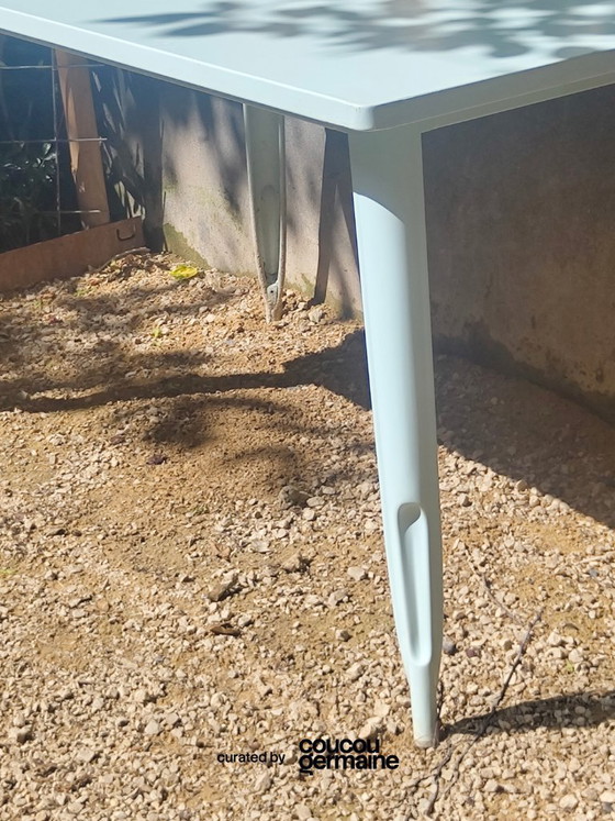 Image 1 of Table acier laqué Sklum, style industriel (années 2020)