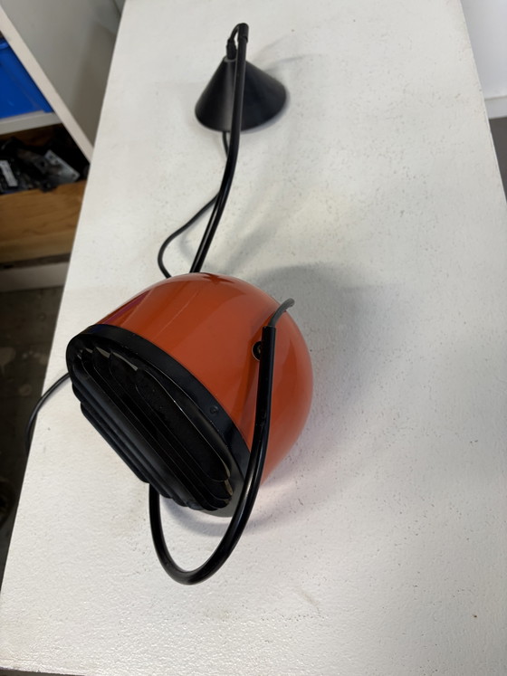 Image 1 of Vintage Orange Space Herda Ceiling Lamp Seventies 
