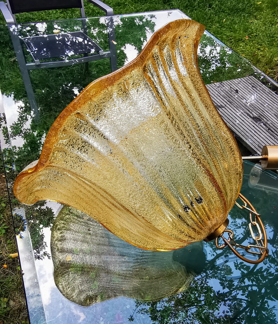 Image 1 of Firma Kaiser Leuchten, Regency lamp 1970s, ice glass