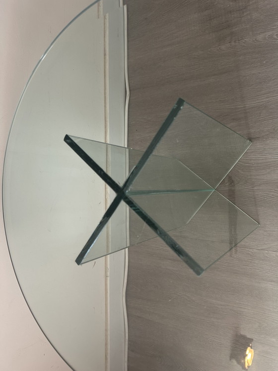 Image 1 of Tavolino da caffè in vetro di metà secolo