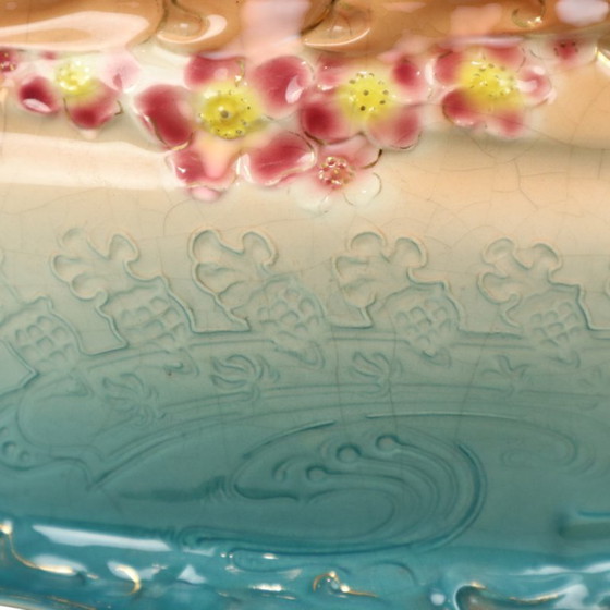 Image 1 of Art Nouveau Flowerpot Gustave De Bruyn