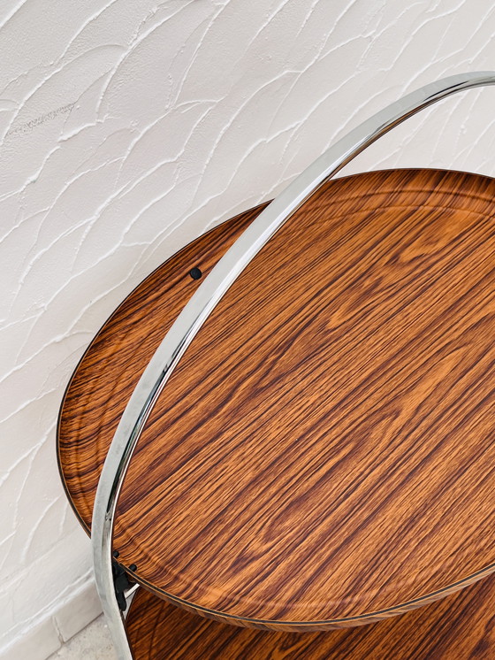 Image 1 of Oval folding sideboard