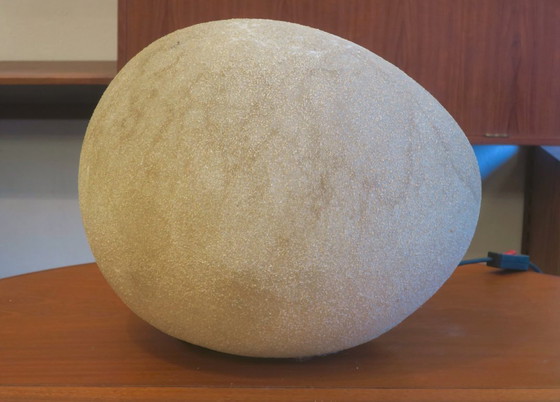 Image 1 of Grande lampe Moon Rock, André Cazenave pour Singleton Attr., Italie, années 1960