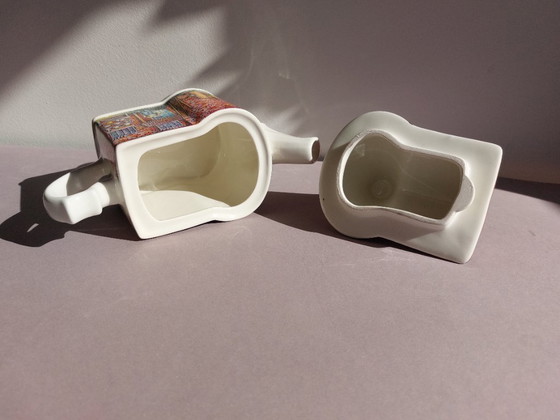 Image 1 of Ensemble de théières en céramique vintage - Royaume-Uni 1960-1970